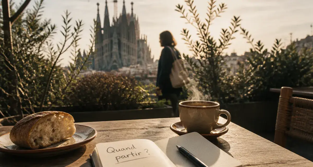 Barcelone quand partir : climat idéal et moins de foule