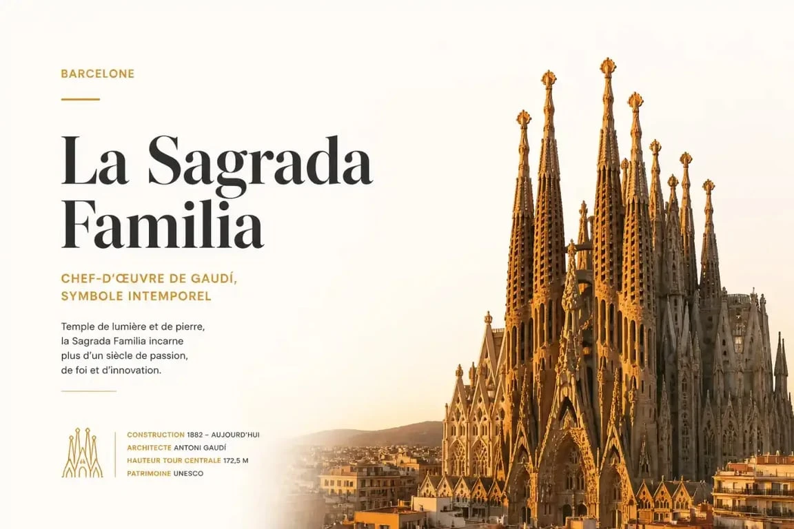 La Sagrada Familia à Barcelone, le monument incontournable pour planifier quand partir à Barcelone.