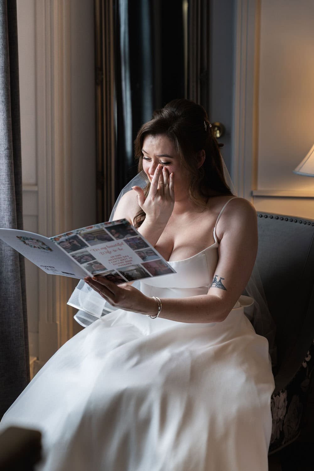 Photography of a DIY wedding in a manor house by London photographer Lauren Squire