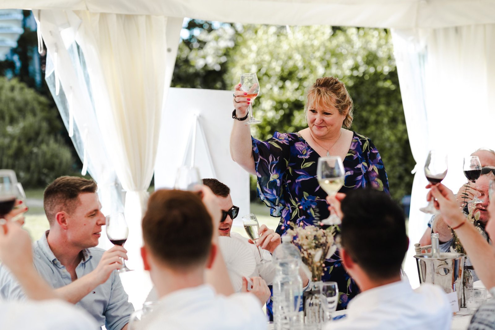 Events photographer London UK - wedding garden party venue Berkshire