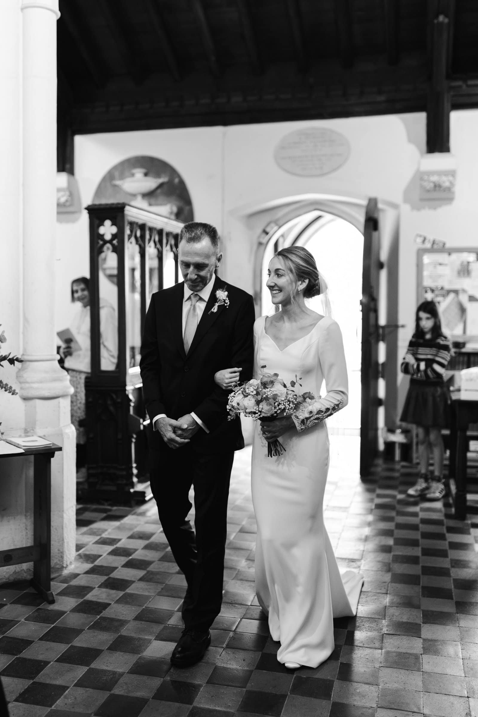 North & Central London wedding at St Monken Hadley church and The Brewery Barbican