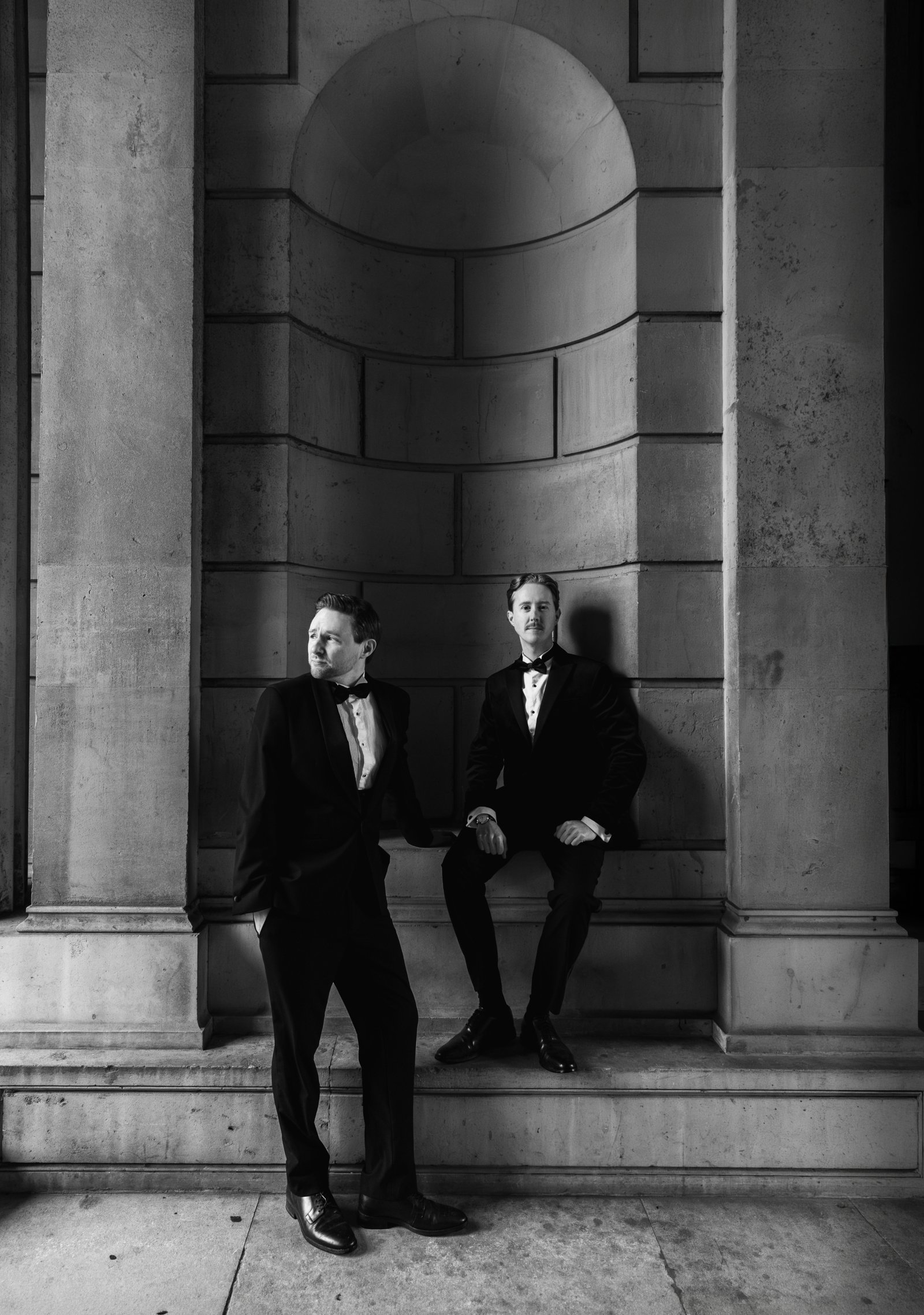 Same sex pre- wedding photoshoot with two grooms in Oxford - by East London wedding photographer UK