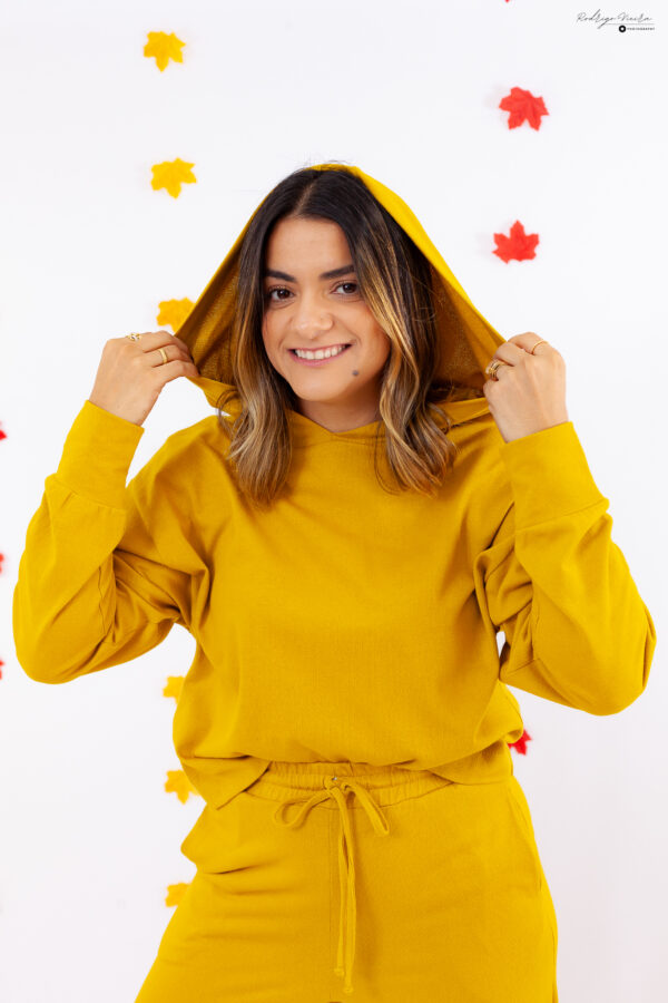 Conjunto Antônia moletinho com capuz