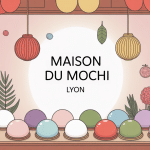 illustration boutique japonaise maison du mochi lyon