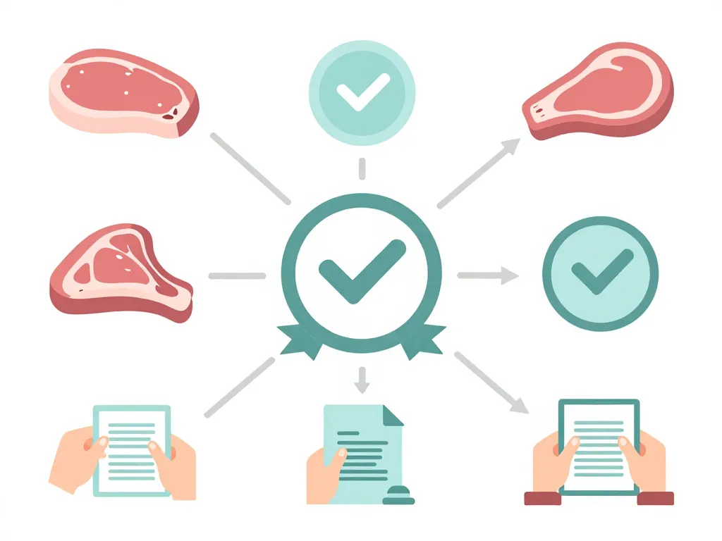 Diagramme qualité halal boucherie halal saint jean de monts certification