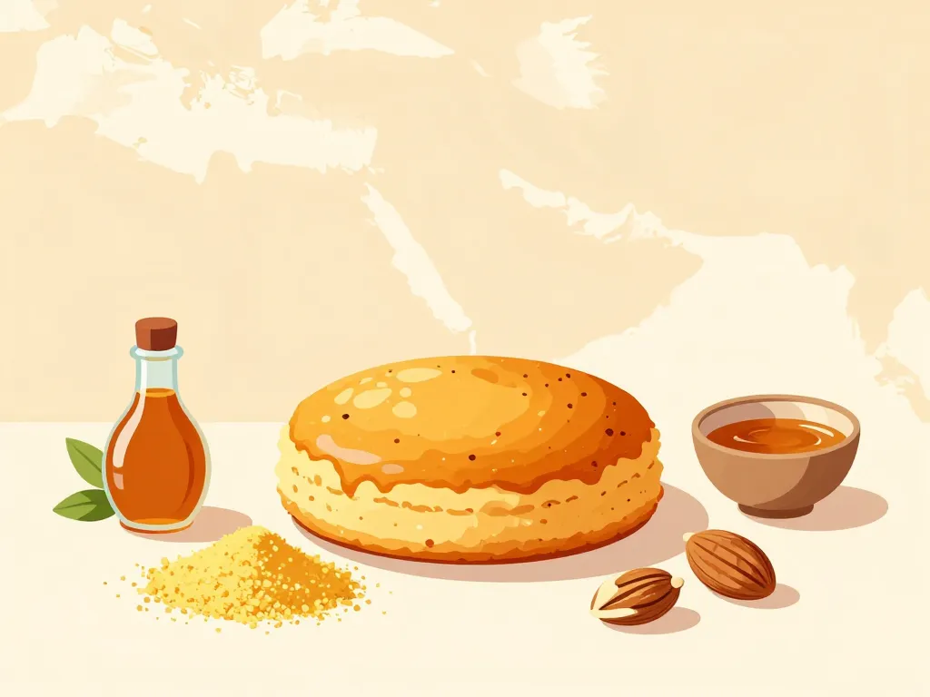evolution gateau harissa semoule sirop amandes culture moyen orient