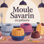 illustration moule savarin différents matériaux et gâteaux