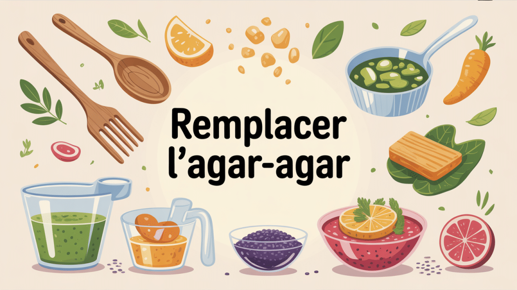 par quoi remplacer l agar agar illustration alternatives faciles
