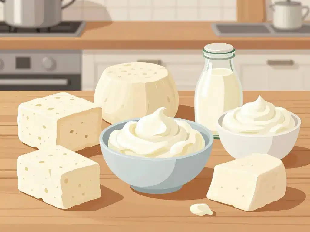 Produits laitiers courants pour par quoi remplacer la mascarpone