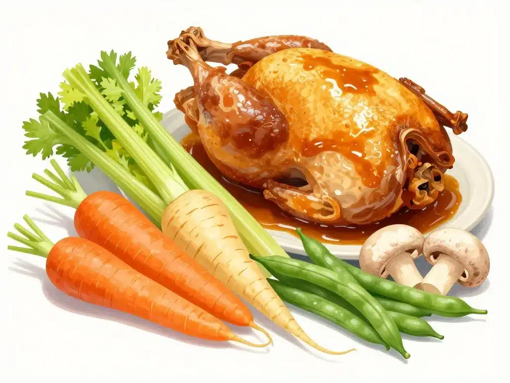 quel légumes avec chapon au vin jaune légumes incontournables