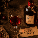 cherry brandy liqueur verre cerises artisanale