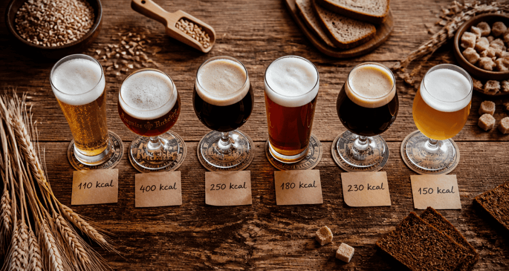 combien de calorie dans une biere verres et calories