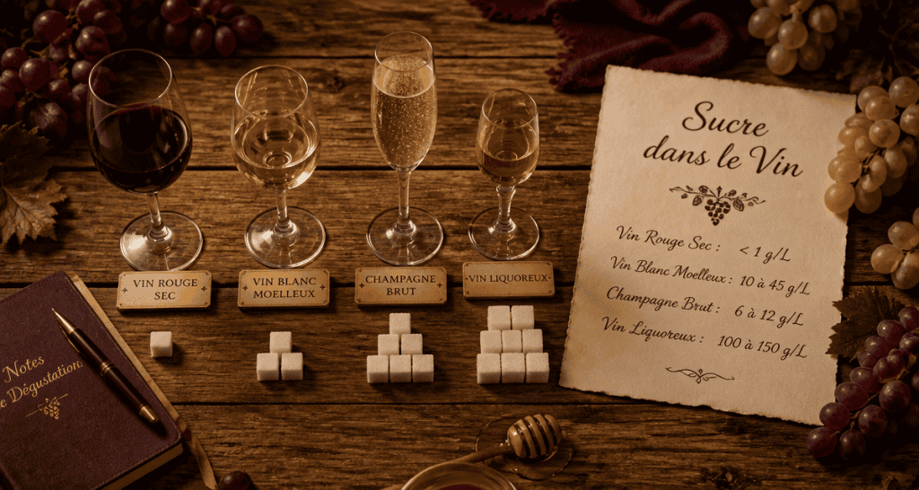 combien de sucre dans un verre de vin verres et morceaux de sucre