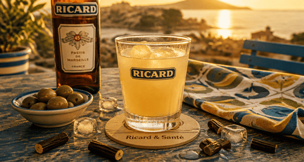 le ricard est il bon pour la santé verre terrasse