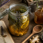 oxymel recette maison avec herbes et citron