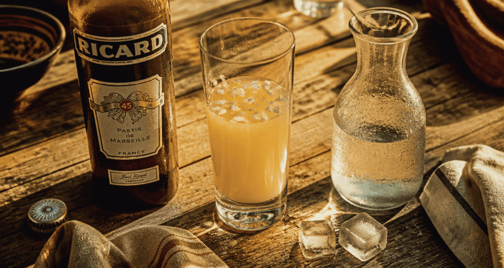 peut on boire du ricard pailleté verre paillettes