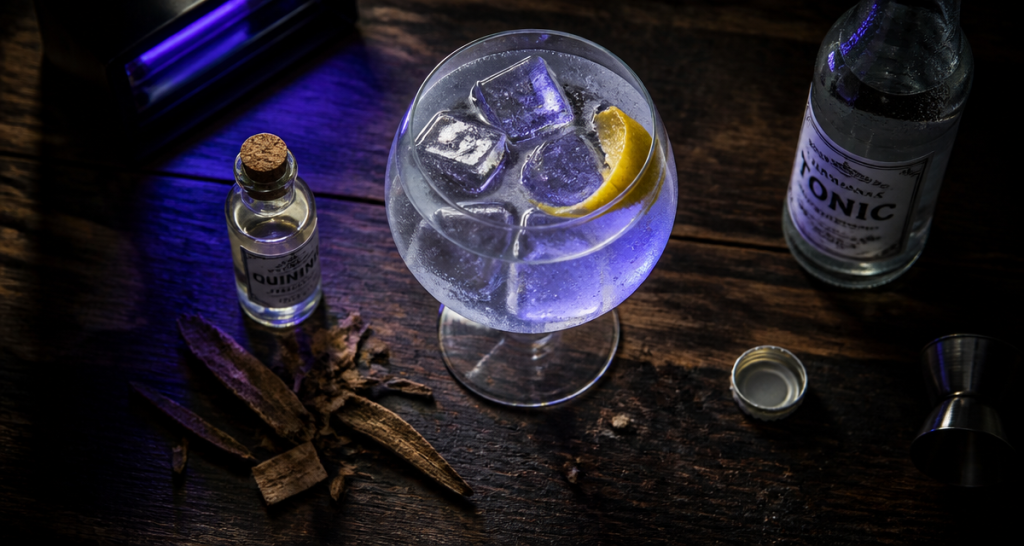 tonic water gin tonic citron quinine