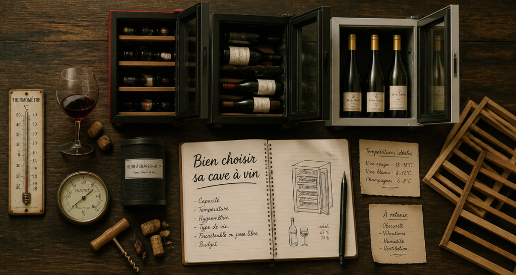 Cave a vin comment choisir : miniatures et accessoires