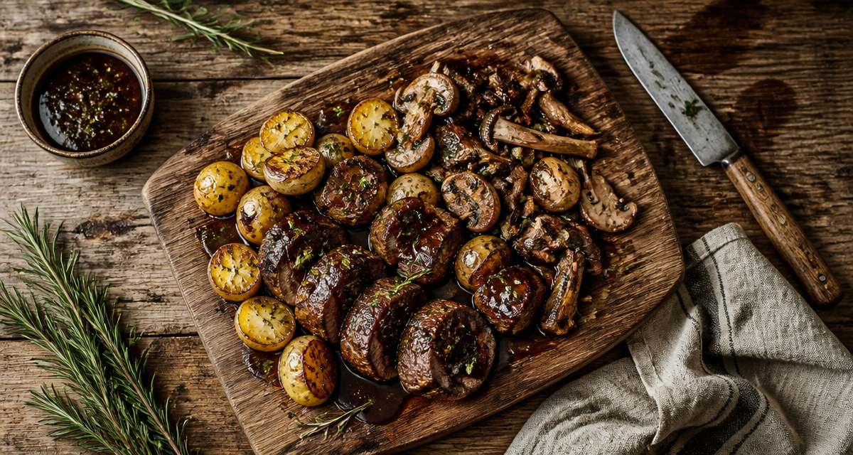 comment faire cuire du sanglier à la poêle médaillons et pommes de terre