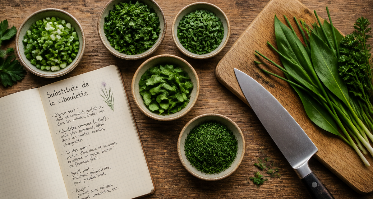 Par quoi remplacer la ciboulette herbes fraîches alternatives