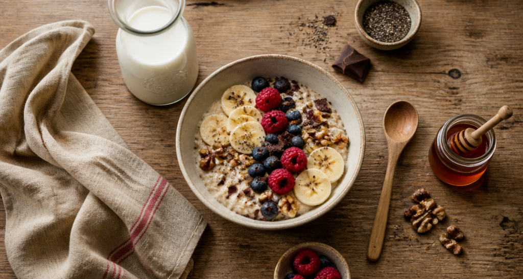 recette de porridge bol gourmand