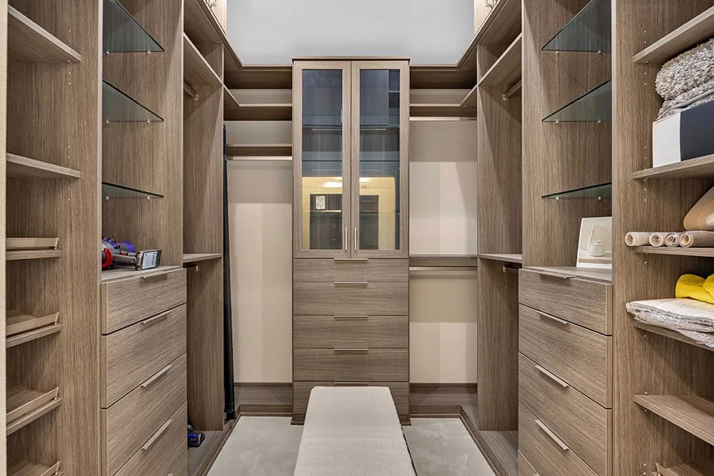 Custom Walk In Closet and Bath Remodel