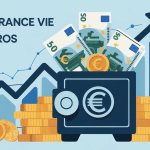assurance vie en euros danger sécurité graphique moderne