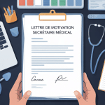 illustration lettre de motivation secrétaire médical éléments administratifs