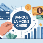 Illustration moderne banque le moins cher