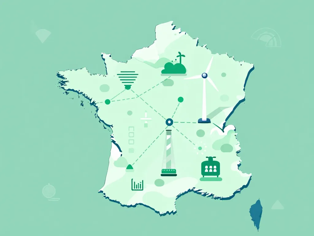 francaise de l energie bourse position marche illustration vectorielle