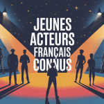Hommage créatif aux jeunes acteurs français connus sur scène