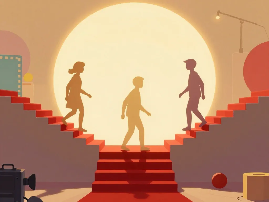 Jeunes acteurs français connus montant le tapis rouge