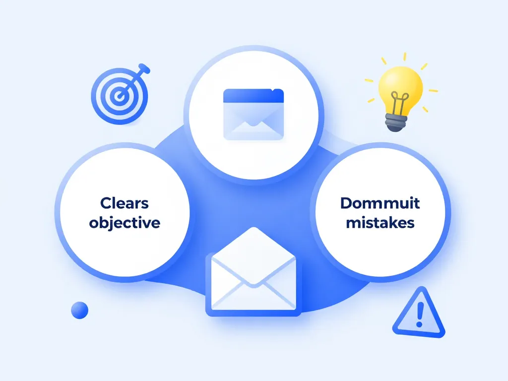 diagramme conceptuel startup mail efficace