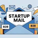 illustration startup mail prospection b2b enveloppe