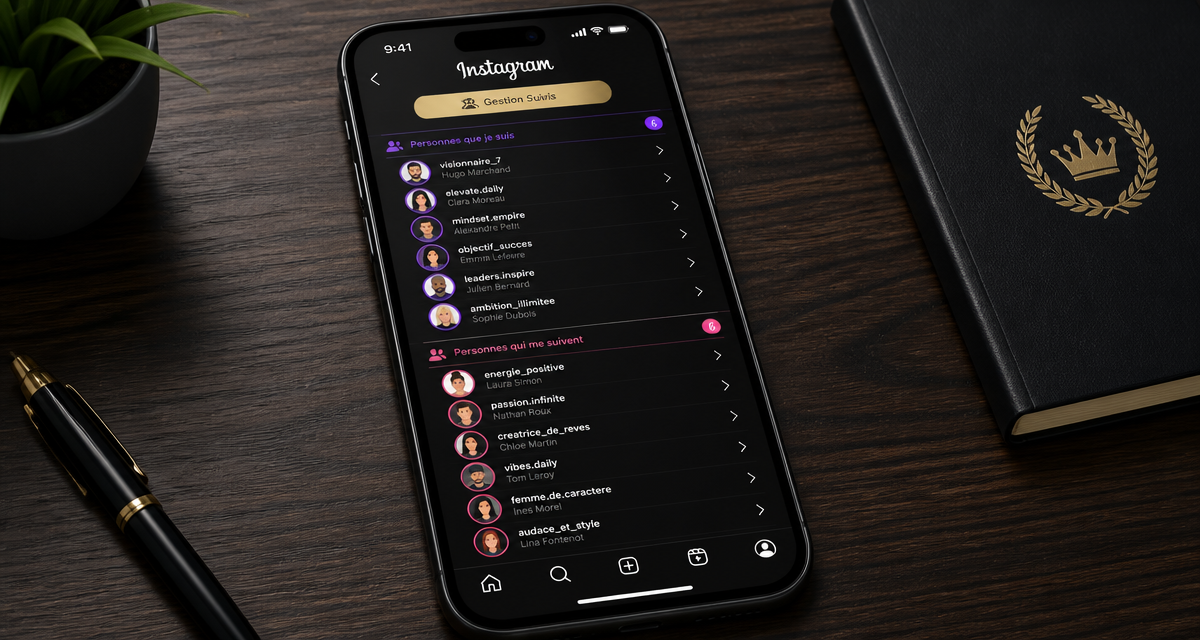 smartphone instagram suivi gestion