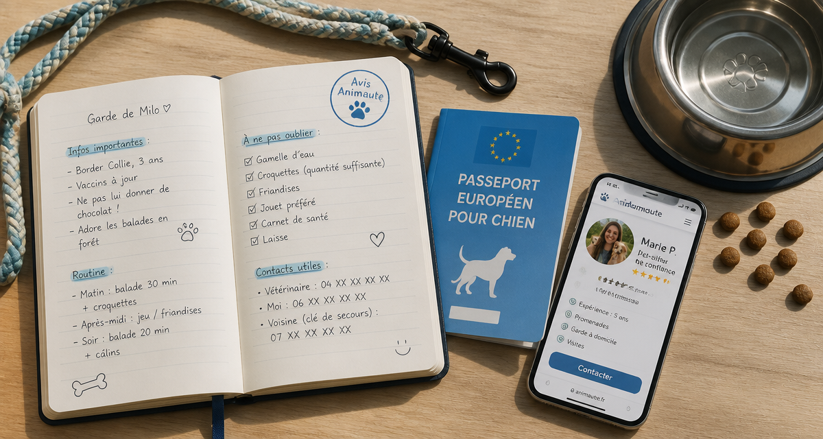 animaute avis carnet et profil pet-sitter