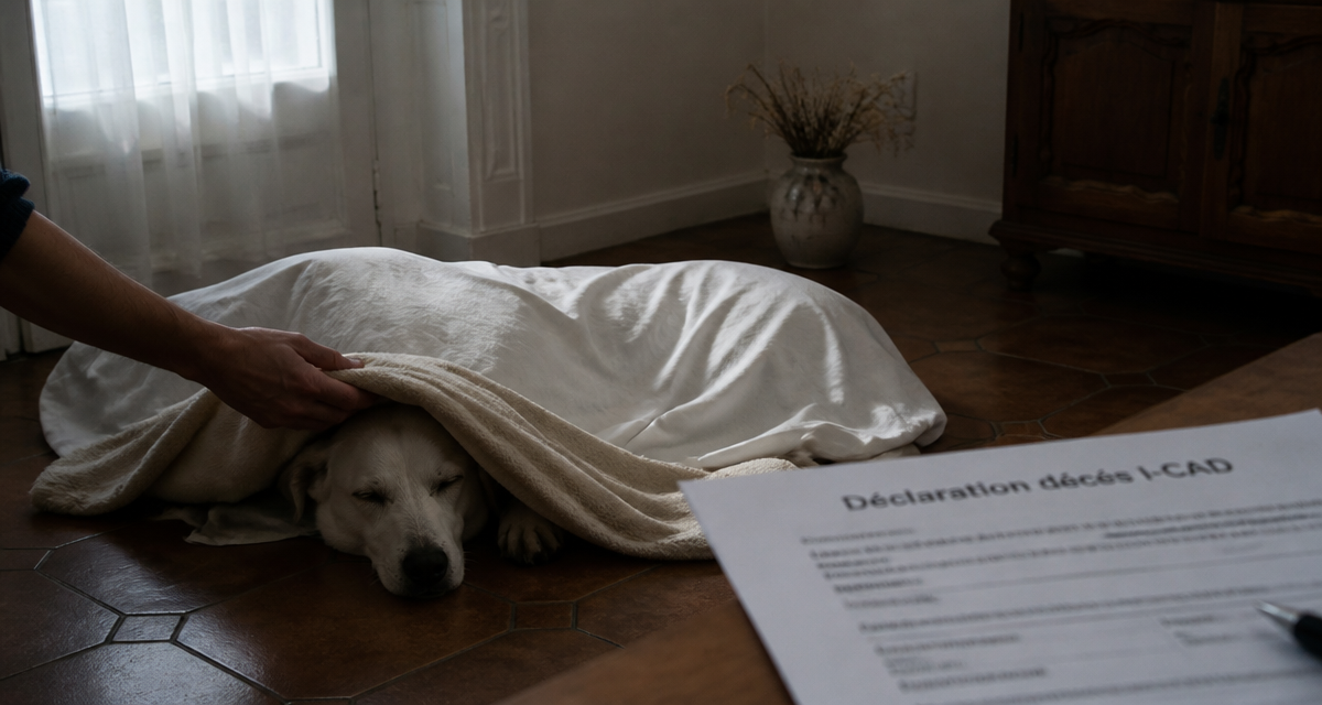 combien de temps peut on garder un chien mort à domicile