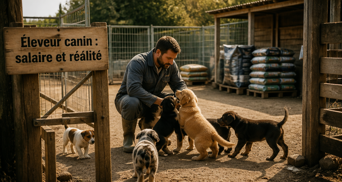 eleveur canin salaire enclos chiots