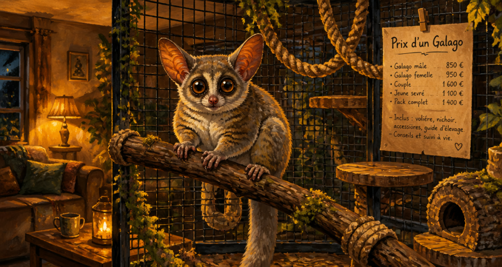 galago prix fiche volière salon