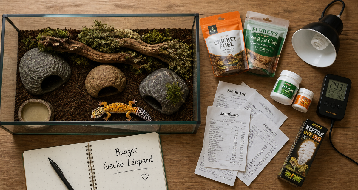 gecko léopard prix terrarium accessoires