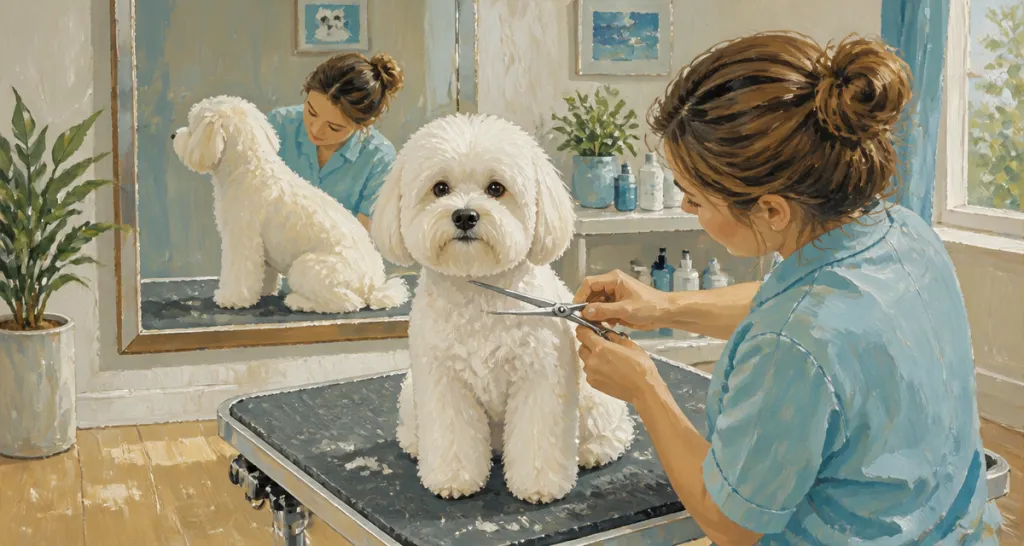 coton de tulear coupe nounours toilettage