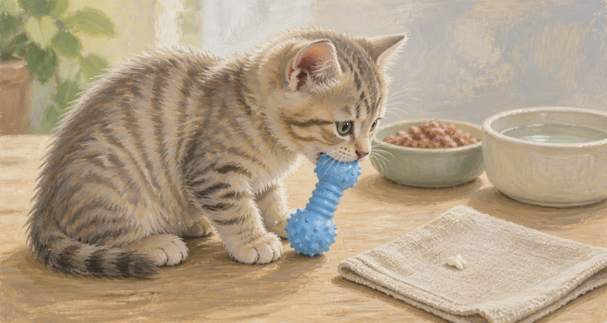 mon chaton perd ses dents dent de lait