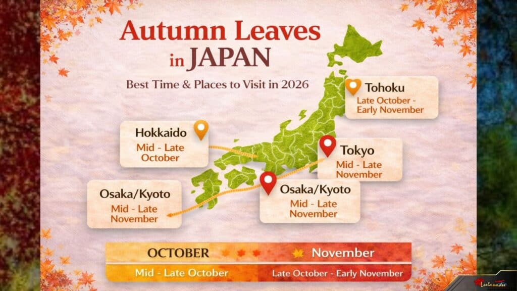 autumn leaves in japan