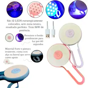 Cabine Portátil D&Z 36 watts, com 12 Leds