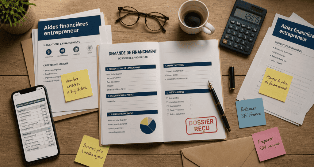 aides financieres entrepreneur elevetonbiz.fr bureau dossier
