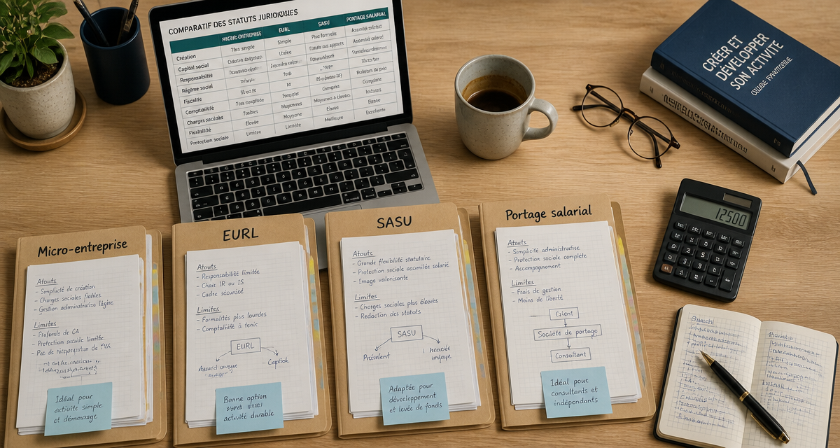 Statut consultant dossiers et outils sur bureau