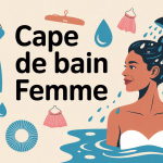 Cape de bain pour femme ambiance chaleureuse