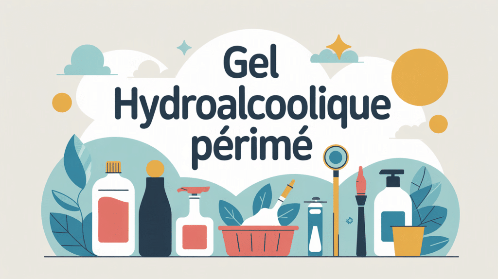 illustration gel hydroalcoolique périmé gestion responsable