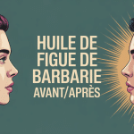 huile de figue de barbarie avant apres effet peau et cheveux