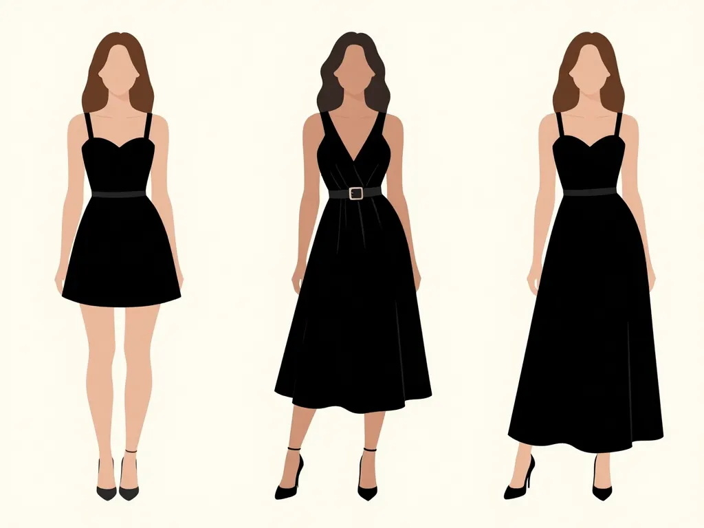 différentes coupes ma boheme robe noire pour chaque morphologie